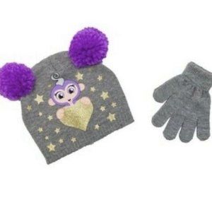 Fingerlings Hat & Gloves Set Size 4-6x